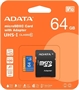 ADATA Premier microSDXC 64GB Memory Card with Adapter-General View