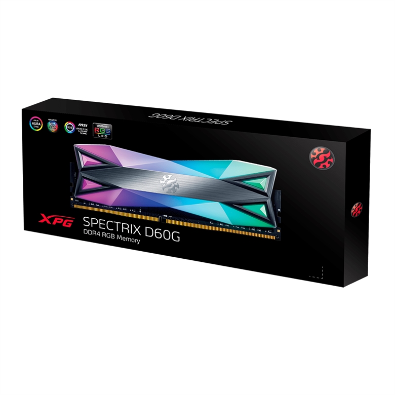 ADATA XPG SPECTRIX 8GB 3200MHz Vista del Paquete