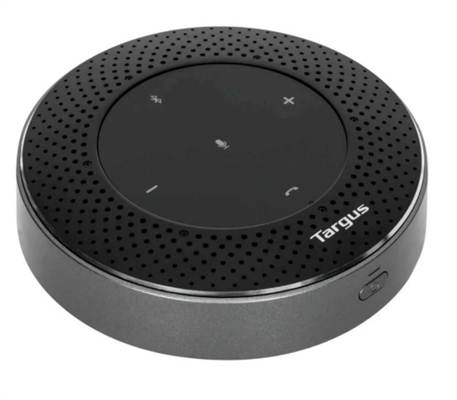 AEM105GL-Black-Targus Premium Wireless BT Conference Speaker-Angled View