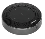 Targus Bluetooth Mobile Speakerphone - Altavoz de Conferencia Premium Inalámbrico, 6 Micrófonos Omnidireccionales, Tecnologías ENC y AEC, Batería Recargable, Negro