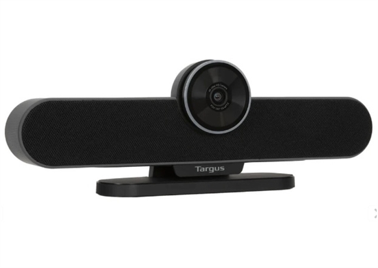 AEM350USZ-Black-Targus 4K All-In-One Video Conference Camera-Front Angle View