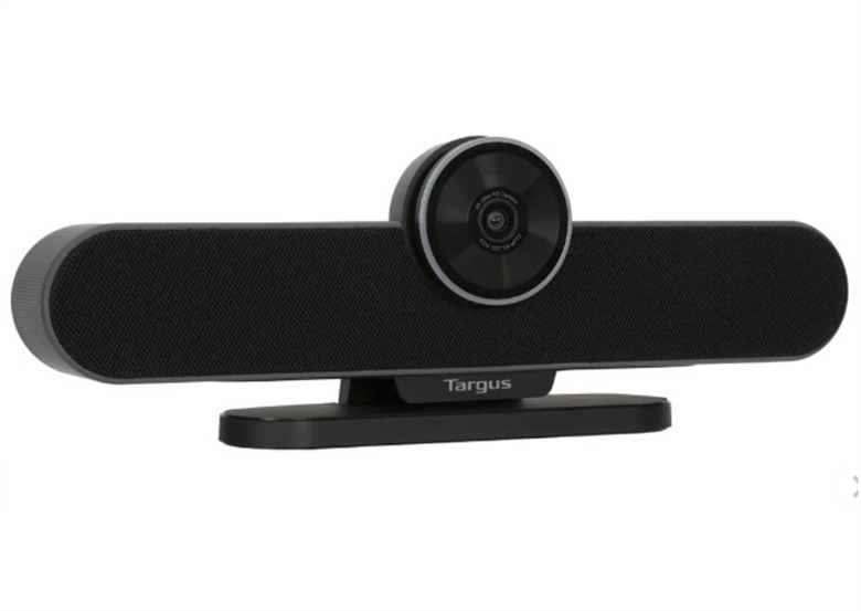 AEM350USZ-Black-Targus 4K All-In-One Video Conference Camera-Front Angle View