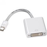 Agiler AGI-1122 - Adaptador de Video, Mini DisplayPort a DVI Hembra, Hasta 1920 x 1200, 10cm, Blanco
