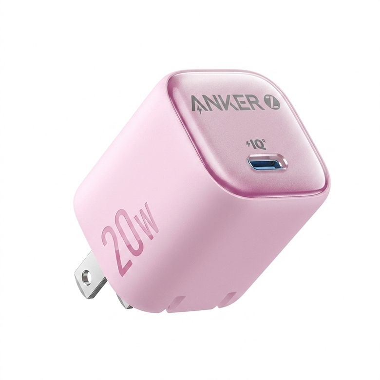 Anker Zolo 20W USB-C Wall Charger-Diagonal View