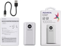 ap10000qcd-dgt-cwh white-power-bank-10000mah-with-digital-display-accessories