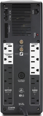 APC Back-UPS Pro 1500 REAR VIEW