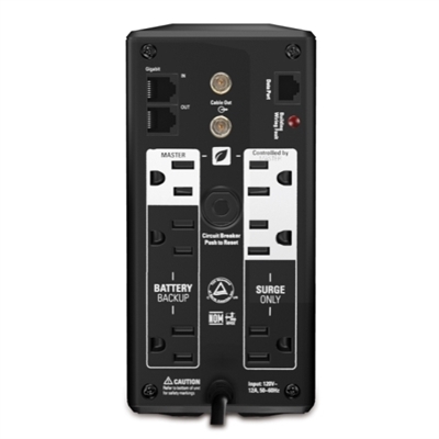 APC BR700G UPS Back Outlets View