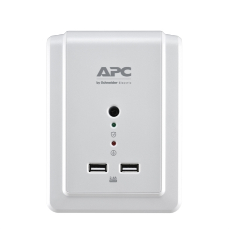 APC P6WU2 Surge Protector Front View