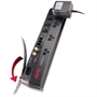 APC P8VT3 Surge Protector 6 Outlets Connected View