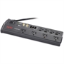 APC P8VT3 Surge Protector 6 Outlets Horizontal View