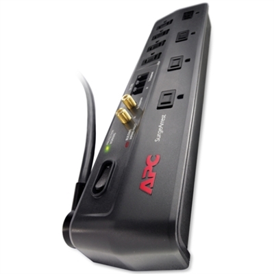 APC P8VT3 Surge Protector 6 Outlets Vertical View