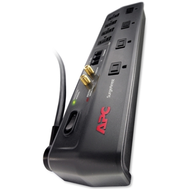 APC P8VT3 Surge Protector 6 Outlets Vertical View