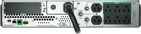 APC SMT2200RM2UC - Back View