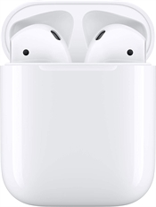Apple AirPods (2da generación) - Auriculares, Estéreo, En el Oído, Inalámbrico, Bluetooth, Blanco