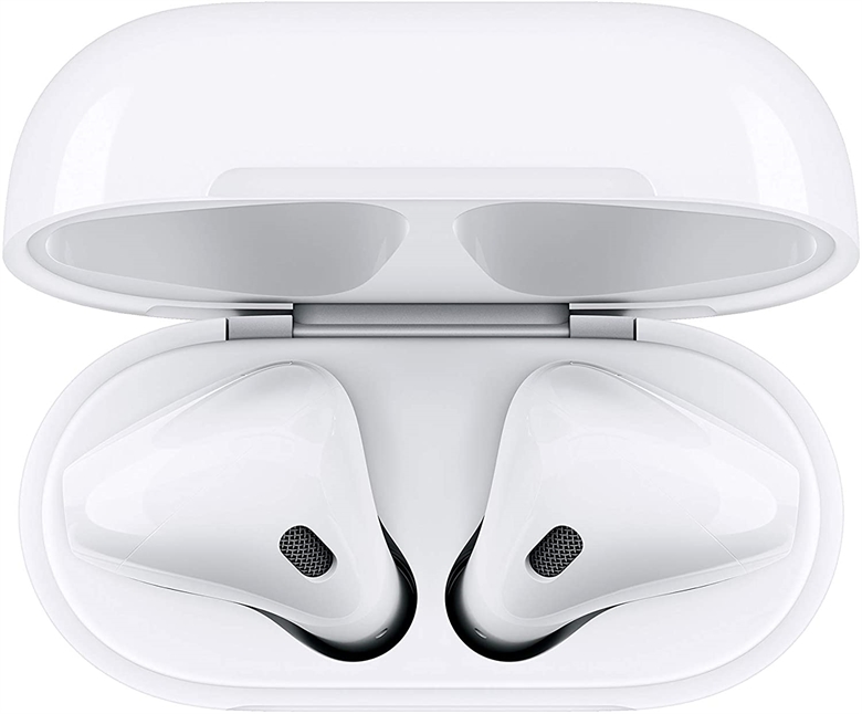 Apple AirPods  Estuche de carga inalámbrica Vista Sobre