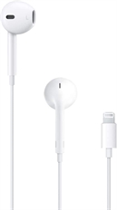 Apple Earpods - Audífonos, Estéreo, En el Oído, Con Cable, Conector Lightning, Blanco