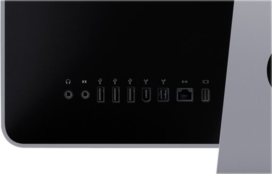 Apple iMac with Retina 4.5K display - Todo en uno - Apple M1 / 3.6 GHz ports view