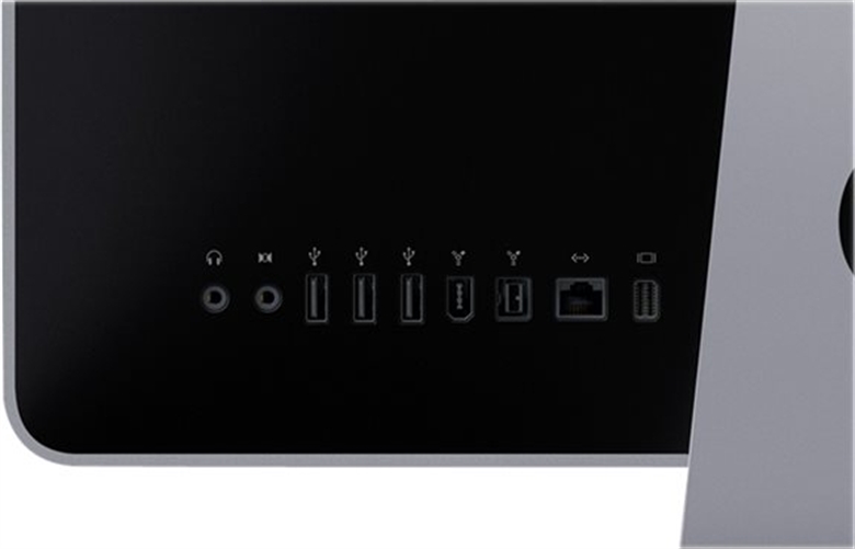 Apple iMac with Retina 4.5K display - Todo en uno - Apple M1 / 3.6 GHz ports view