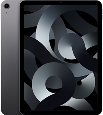 Apple iPad Air M1 Gen 5 - Tablet, 10.9" IPS, 8GB RAM, 64GB Almacenamiento 28.6Wh, Gris espacio