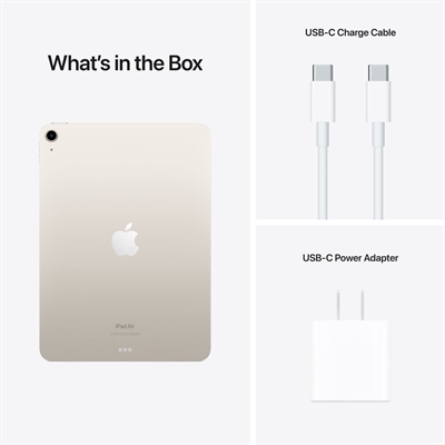Apple iPad Air M1 Gen 5 - Starlight - What´s in the Box
