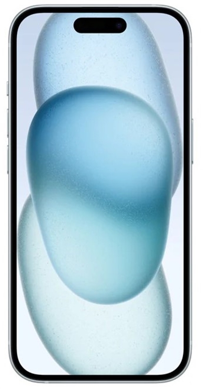 Apple iPhone 15 Blue front