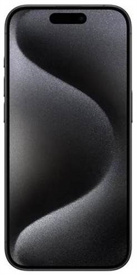 Apple iPhone 15 Pro Black Front 2 view