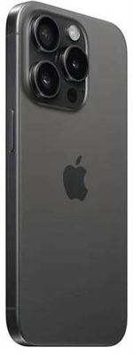 Apple iPhone 15 Pro Black Side View