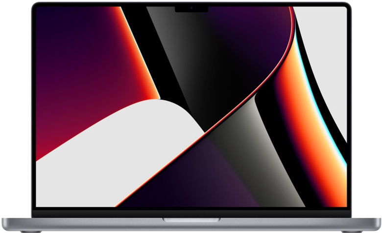 Apple MacBook Pro - M1 Pro - M1 Pro 16-core GPU Front view