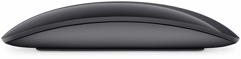 Apple Magic Mouse 2 Bluetooth Space Gray Side View