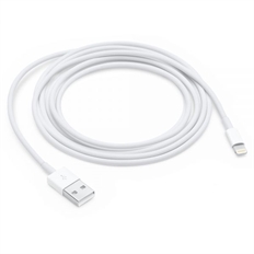 Apple MD819AM/A - Lightning to USB Cable, USB Type-A Male to Lightning Male, USB Type-A, 2m, White