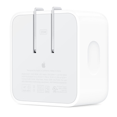 Apple Conector Doble Compacto - Adaptador de Corriente USB,  a 2 x USB Tipo-C Hembra, 35W, Blanco
