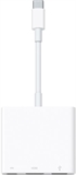 Apple Digital AV Multiport Video Adapter - USB-C Male to HDMI, USB-C, USB-A Female, Up to 3840 x 2160, 9cm, White