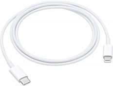 Apple MUQ93AM/A - USB Cable, USB Type-C to Lightning Male, USB Type-C, 1m, White