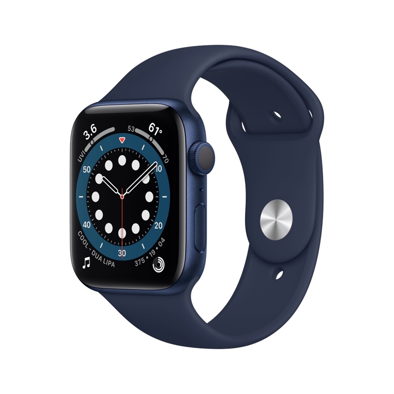 Apple Watch 6 smartwatch Blue Isometric