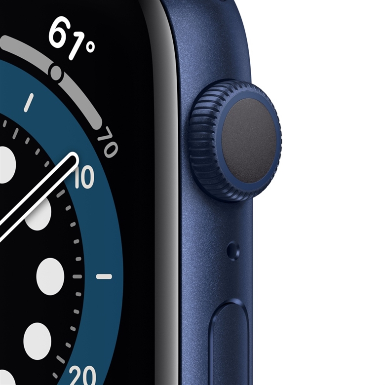 Apple Watch 6 smartwatch Blue Side Close UP