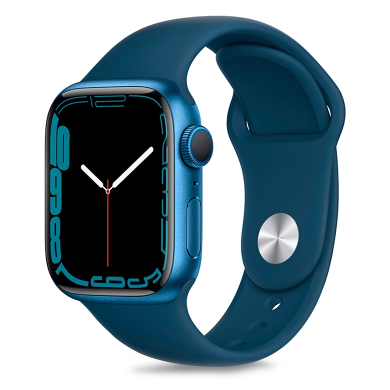 Apple Watch 7 smartwatch Blue Isometric
