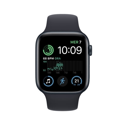 Apple Watch SE 2nd Gen Midnight front view