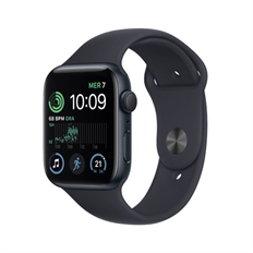 Apple Watch SE 2nd Gen - SmartWatch Para iOS, 44mm Retina LTPO OLED, 296mAh, Carga Inalámbrica, Medianoche