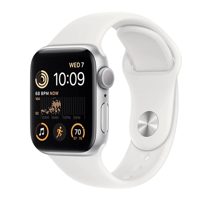 Apple Watch SE 2nd Gen Silver White Pre View