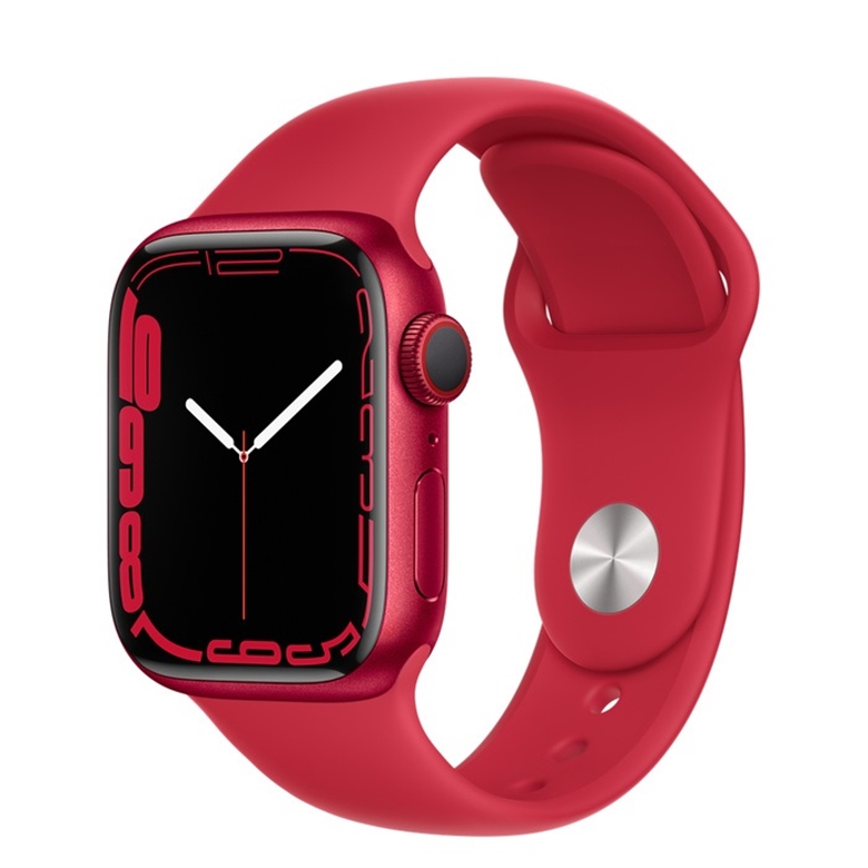 Apple Watch Series 7 RED Isometric View