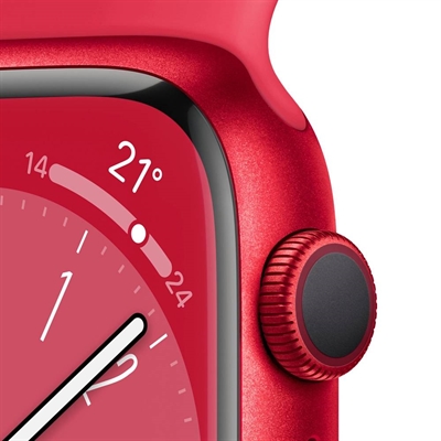 Apple Watch Series 8 red Side View