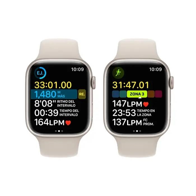 Apple Watch Series 8 starligth Duo Front View