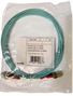 Aqua-OM4 LC to LC Duplex Fiber Optic Patch Cord 5m-General View