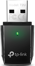 TP-Link Archer T2U - Adaptador de Red USB, USB 2.0, Hasta 600Mbps