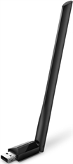 TP-Link ARCHER T2U Plus - Adaptador de Red USB, USB 2.0, Wi-Fi, Hasta 600Mbps