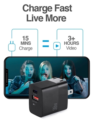 ARG-AC-0122BK-Black-Wall Charger-VOLTA P4 Pro PD 38W-Features
