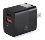 ArgomTech VOLTA P4 Pro PD Fast Charger  - Wall Charger, USB-C PD to USB-A QC3.0, Up to 38W, Black