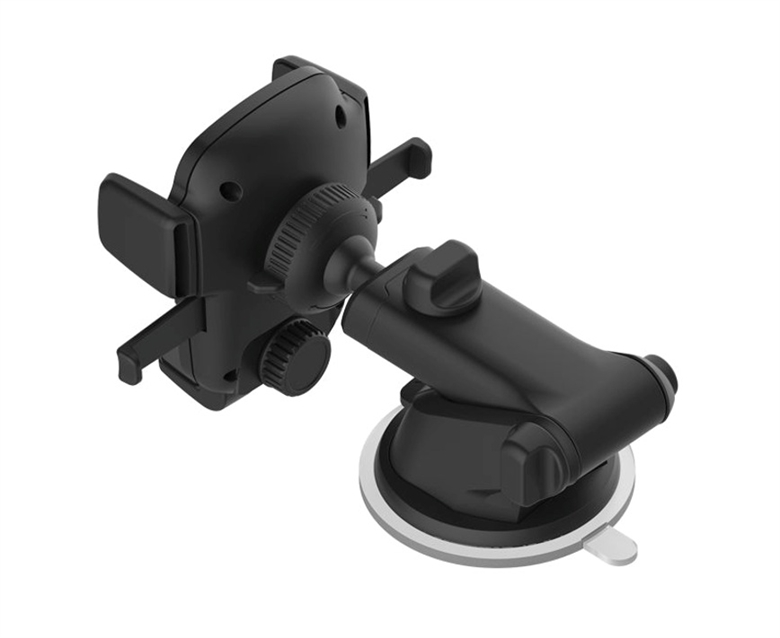 ARG-AC-0310BK Soporte de Celular para Auto con Brazo Telescópico-Vista Posterior