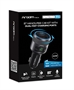 ARG-AC-0343BK-Black-Spectro T1 BT Hands-Free Car Kit with Dual Fast Charging Ports-Box