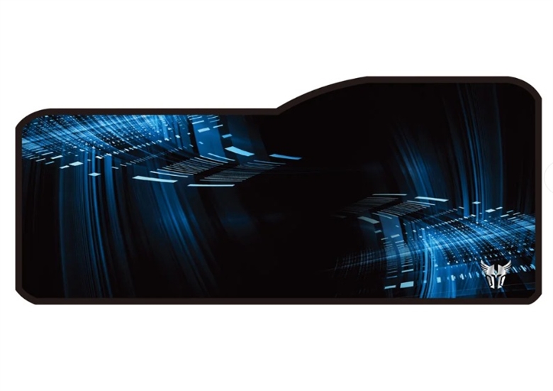 ARG-AC-1227BK Black-Combat-Oversize-Gaming-Mouse-Pad-Front-View